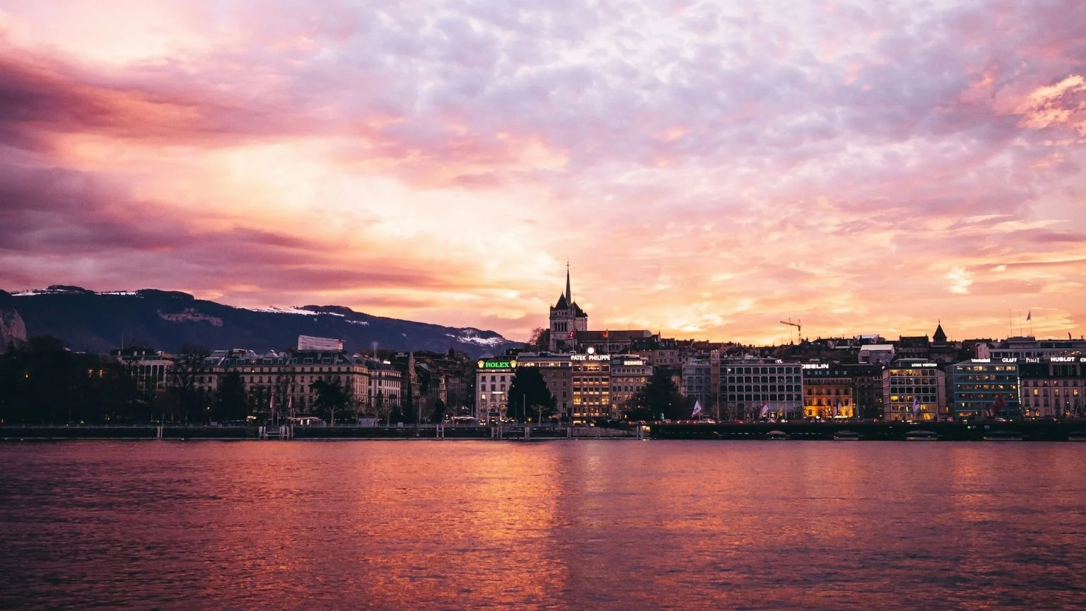 Geneva city by the lake